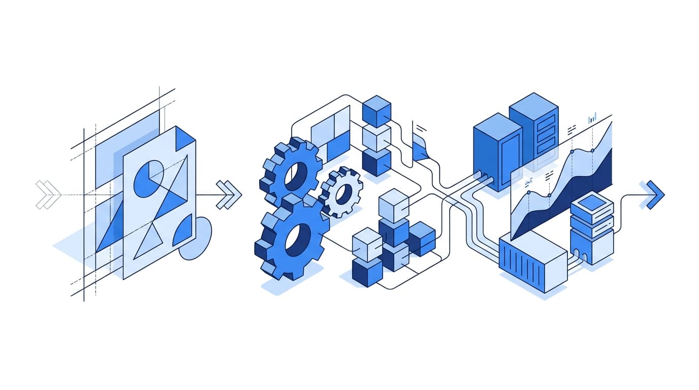 Datablooz delivery pipeline illustration