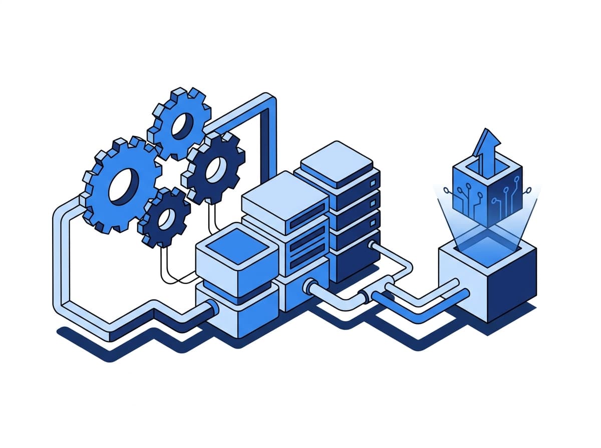 End-to-end AI delivery illustration