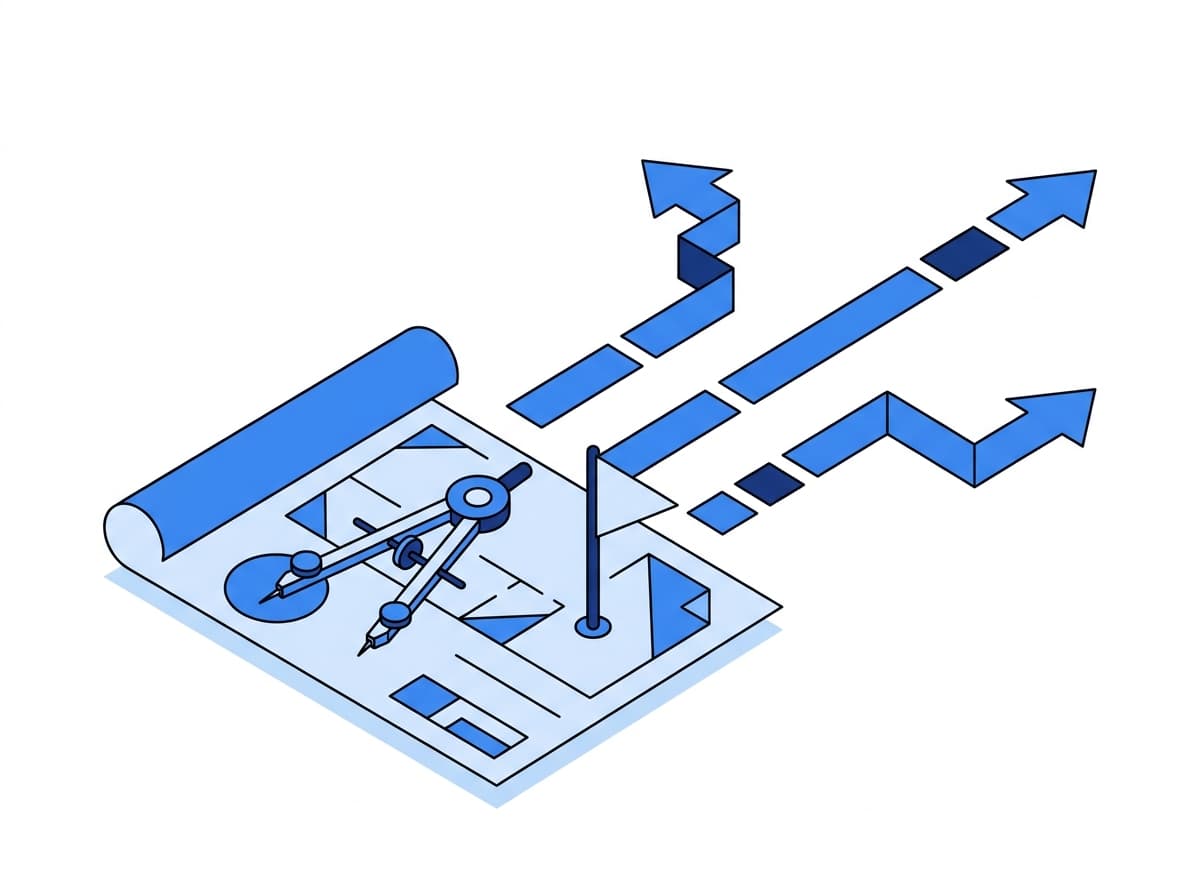 Strategy and consulting illustration